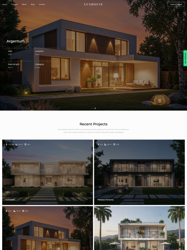 Luxhouse Architecture screenshot