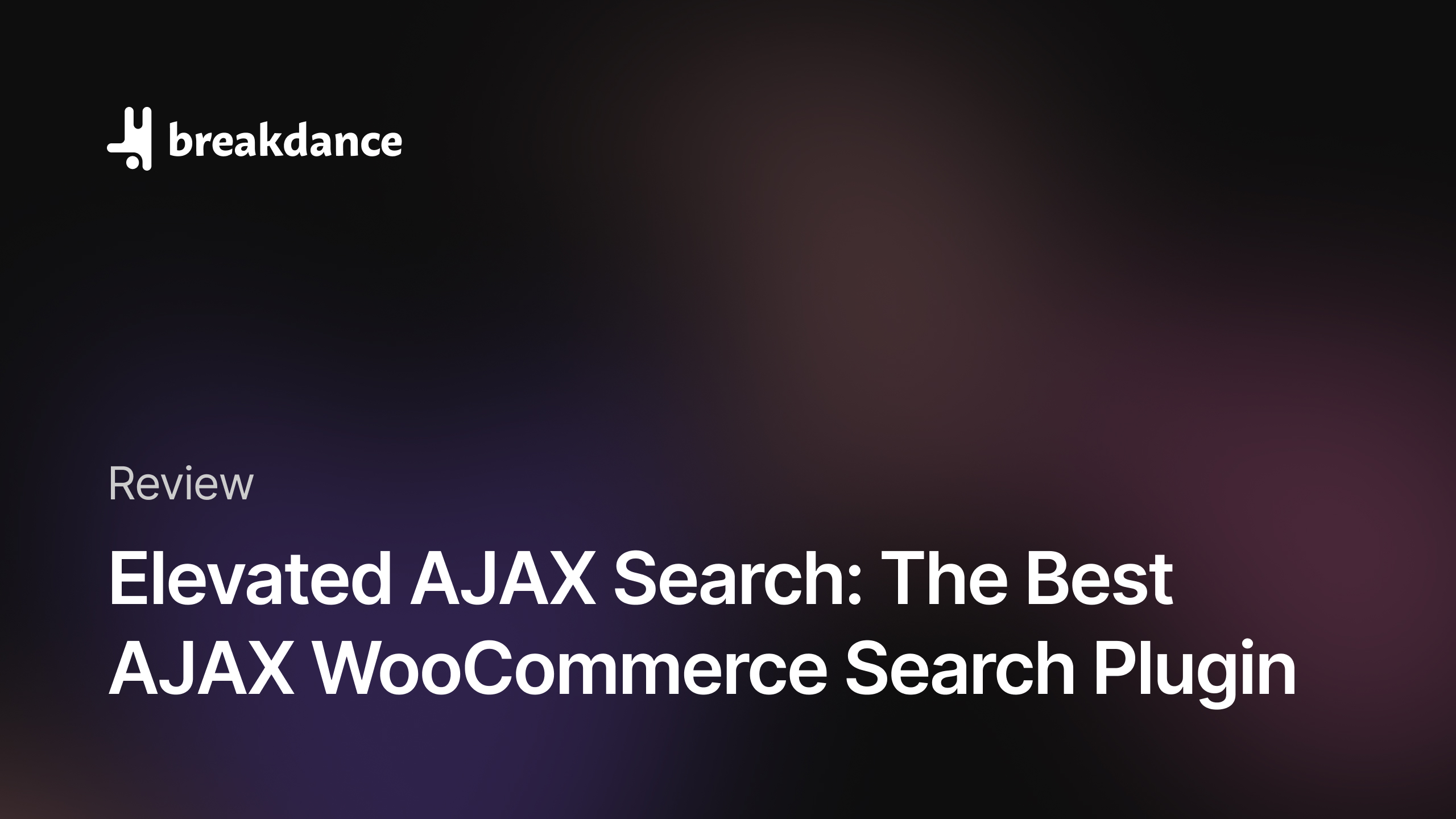 Elevated Ajax Search for WooCommerce